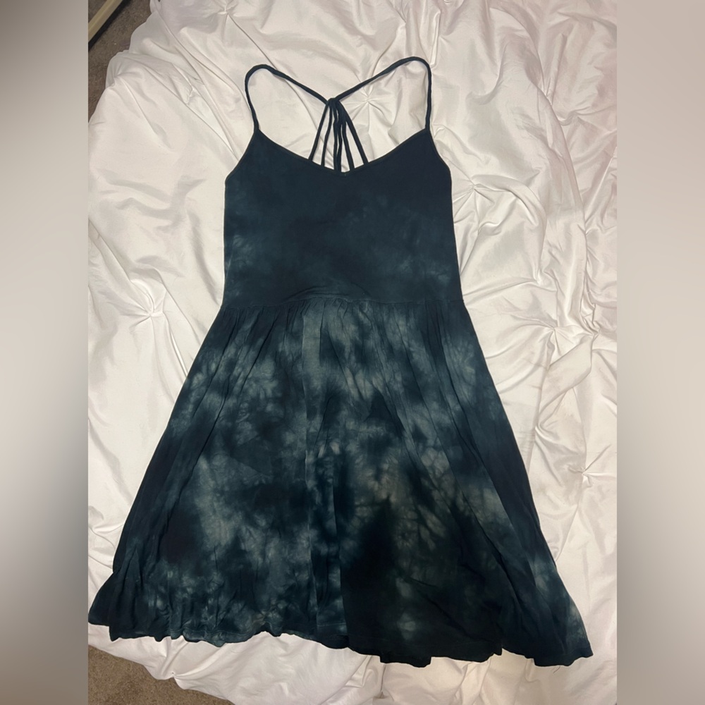 tie dye mini dress